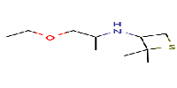 N-(1-ethoxypropan-2-yl)-2,2-dimethylthietan-3-amine图片