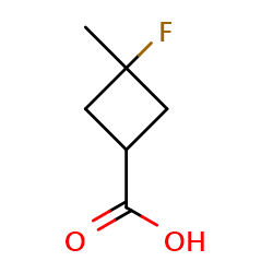 3-fluoro-3-methylcyclobutane-1-carboxylicacid图片