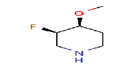 (3R,4S)-3-fluoro-4-methoxypiperidine图片