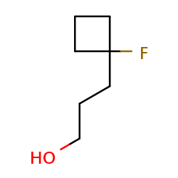3-(1-fluorocyclobutyl)propan-1-ol图片