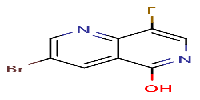 3-bromo-8-fluoro-1,6-naphthyridin-5-ol图片