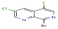 8-bromo-3-chloro-5-fluoro-1,7-naphthyridine图片