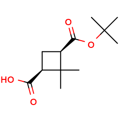 (1S,3R)-3-[(tert-butoxy)carbonyl]-2,2-dimethylcyclobutane-1-carboxylicacid图片