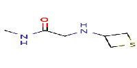N-methyl-2-[(thietan-3-yl)amino]acetamide图片