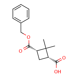 (1R,3S)-3-[(benzyloxy)carbonyl]-2,2-dimethylcyclobutane-1-carboxylicacid图片