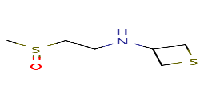 N-(2-methanesulfinylethyl)thietan-3-amine图片