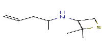 2,2-dimethyl-N-(pent-4-en-2-yl)thietan-3-amine图片