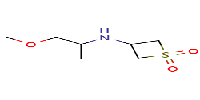 3-[(1-methoxypropan-2-yl)amino]-1λ?-thietane-1,1-dione图片
