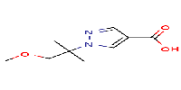 1-(1-methoxy-2-methylpropan-2-yl)-1H-pyrazole-4-carboxylicacid图片