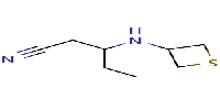 3-[(thietan-3-yl)amino]pentanenitrile图片