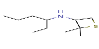 N-(hexan-3-yl)-2,2-dimethylthietan-3-amine图片