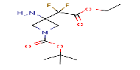 tert-butyl3-amino-3-(2-ethoxy-1,1-difluoro-2-oxo-ethyl)azetidine-1-carboxylate图片