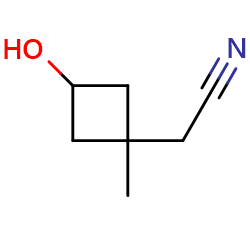 2-(3-hydroxy-1-methylcyclobutyl)acetonitrile图片