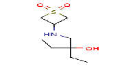 3-[(2-ethyl-2-hydroxybutyl)amino]-1λ?-thietane-1,1-dione图片