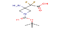 2-(3-amino-1-tert-butoxycarbonyl-azetidin-3-yl)-2,2-difluoro-aceticacid图片