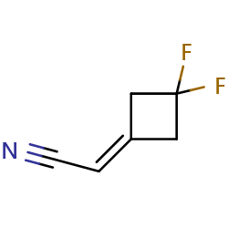 2-(3,3-difluorocyclobutylidene)acetonitrile图片