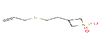3-[2-(prop-2-en-1-ylsulfanyl)ethyl]-1λ?-thietane-1,1-dione图片