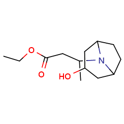 ethyl3-{3-hydroxy-8-azabicyclo[3,2,1]octan-8-yl}butanoate图片