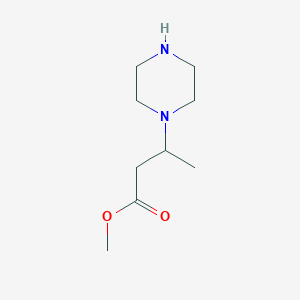 methyl3-(piperazin-1-yl)butanoate图片