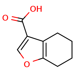 4,5,6,7-tetrahydro-1-benzofuran-3-carboxylicacid图片