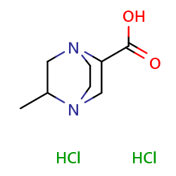 5-methyl-1,4-diazabicyclo[2,2,2]octane-2-carboxylicaciddihydrochloride图片