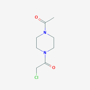 1-(4-acetylpiperazin-1-yl)-2-chloroethan-1-one图片