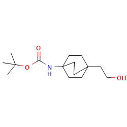 tert-butylN-[4-(2-hydroxyethyl)bicyclo[2,2,2]octan-1-yl]carbamate图片