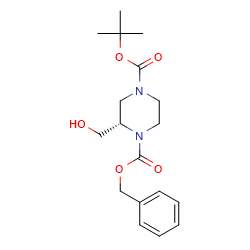 1-benzyl4-tert-butyl(2S)-2-(hydroxymethyl)piperazine-1,4-dicarboxylateͼƬ