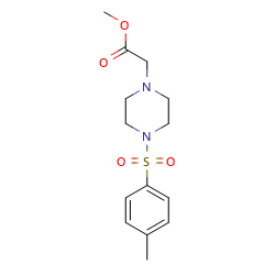 methyl2-[4-(4-methylbenzenesulfonyl)piperazin-1-yl]acetateͼƬ