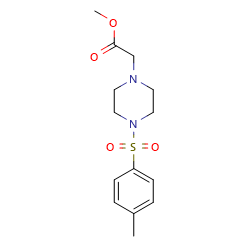 methyl2-[4-(4-methylbenzenesulfonyl)piperazin-1-yl]acetate图片