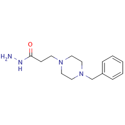 3-(4-benzylpiperazin-1-yl)propanehydrazide图片