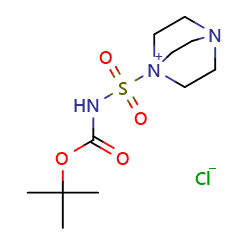 tert-butylN-(4-aza-1-azoniabicyclo[2,2,2]octan-1-ylsulfonyl)carbamatechloride图片