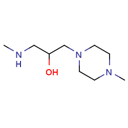 1-(methylamino)-3-(4-methylpiperazin-1-yl)propan-2-ol图片