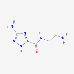 5-Amino-2 H-[1,2,4]triazole-3-carboxylic acid(2-amino-ethyl)-amide图片