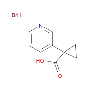 1-(吡啶-3-基)环丙烷羧酸氢溴酸盐图片