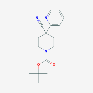 4-氰基-4-(吡啶-2-基)哌啶-1-羧酸叔丁酯图片