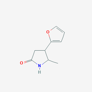 4-(Furan-2-yl)-5-methylpyrrolidin-2-one图片