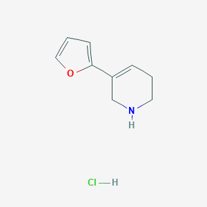 5-(furan-2-yl)-1,2,3,6-tetrahydropyridine hydrochloride图片