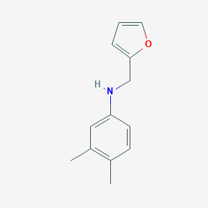 N-(furan-2-ylmethyl)-3,4-dimethylaniline图片