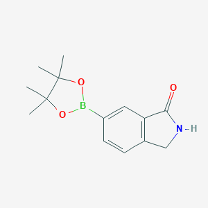 6-(tetramethyl-1,3,2-dioxaborolan-2-yl)-2,3-dihydro-1H-isoindol-1-one图片