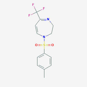 1-[(4-methylphenyl)sulfonyl]-5-(trifluoromethyl)-2,3-dihydro-1H-1,4-diazepine图片