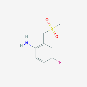 4-Fluoro-2-(methanesulfonylmethyl)aniline图片