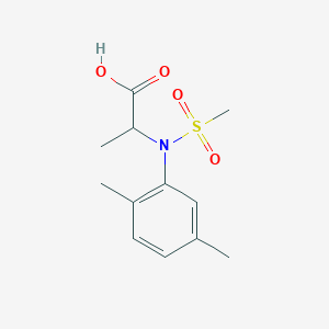 N-(2,5-Dimethylphenyl)-N-(methylsulfonyl)alanine图片