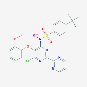 Potassium((4-(tert-butyl)phenyl)sulfonyl)(6-chloro-5-(2-methoxyphenoxy)-[2,2'-bipyrimidin]-4-yl)amide图片