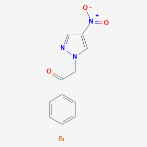 1-(4-bromophenyl)-2-(4-nitro-1H-pyrazol-1-yl)ethan-1-one图片