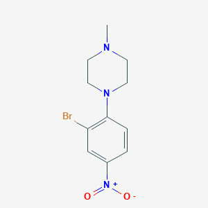 1-(2-Bromo-4-nitrophenyl)-4-methylpiperazine图片