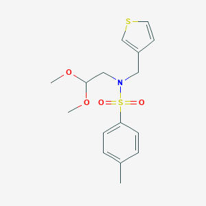 N-(2,2-Dimethoxyethyl)-4-methyl-N-(3-thienylmethyl)benzenesulfonamide图片
