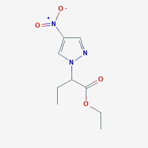 Ethyl 2-(4-nitro-1H-pyrazol-1-yl)butanoate图片