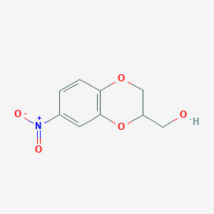 (7-nitro-2,3-dihydro-1,4-benzodioxin-2-yl)methanol图片