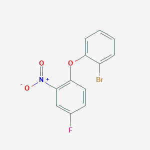 1-(2-Bromophenoxy)-4-fluoro-2-nitrobenzene图片